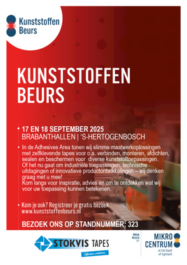 Nieuws - Stokvis Tapes aanwezig op de Kunststoffenbeurs 2025