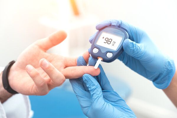 Blood glucose monitor for measuring blood sugar levels
